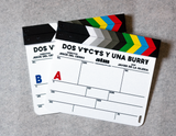 Clapperboard Dos vacas y una burra