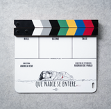 Custom clapperboard Que nadie se entere