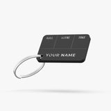 Keychain slateboard customized